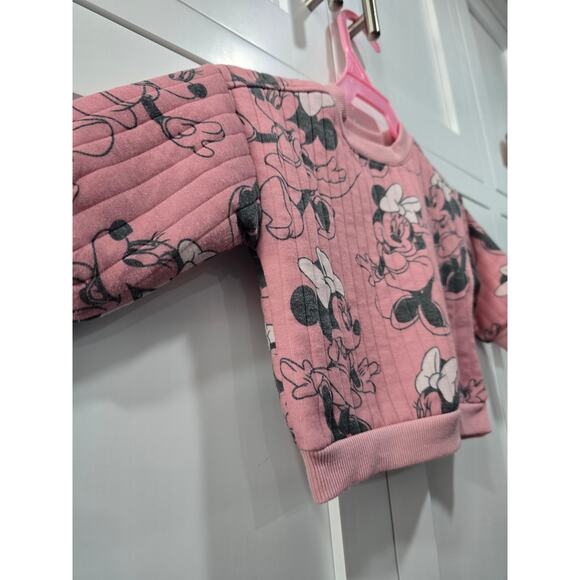 Disney Baby Minnie Mouse Pink Sweatshirt – Size 12M - Picture 10 of 15